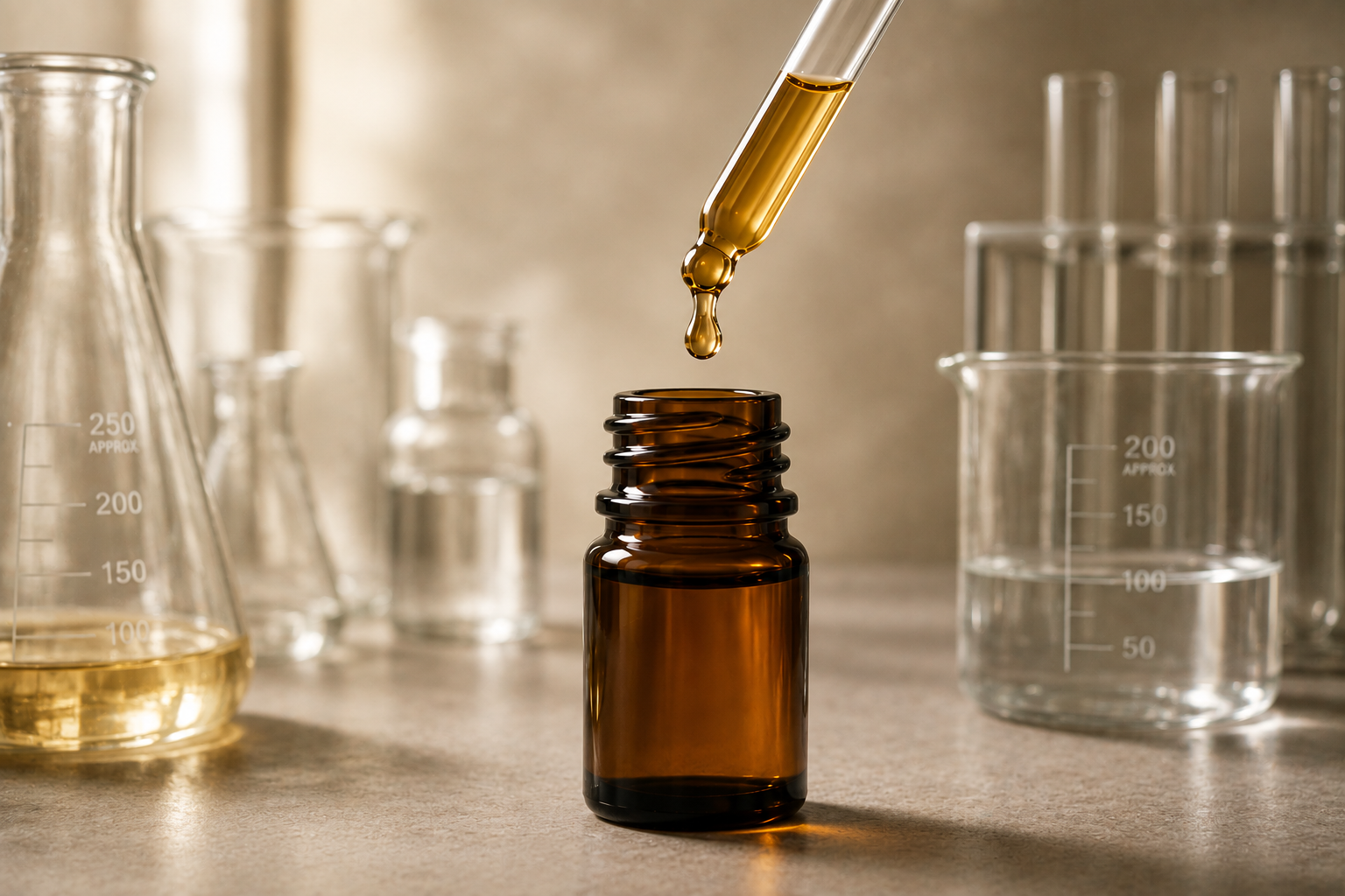 Analytical testing of Spiritus samples in the laboratory
